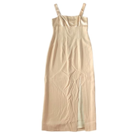 J.R. nites by Caliendo yellow evening maxi dress size 6 - Picture 1 of 3